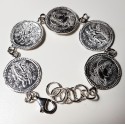 Pulsera de plata monedas romanas