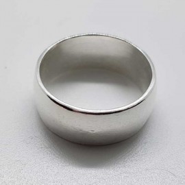 anillo ancho plata
