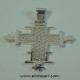 cruz gotica de plata